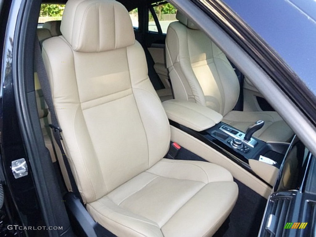 2012 X6 M  - Carbon Black Metallic / Bamboo Beige photo #21