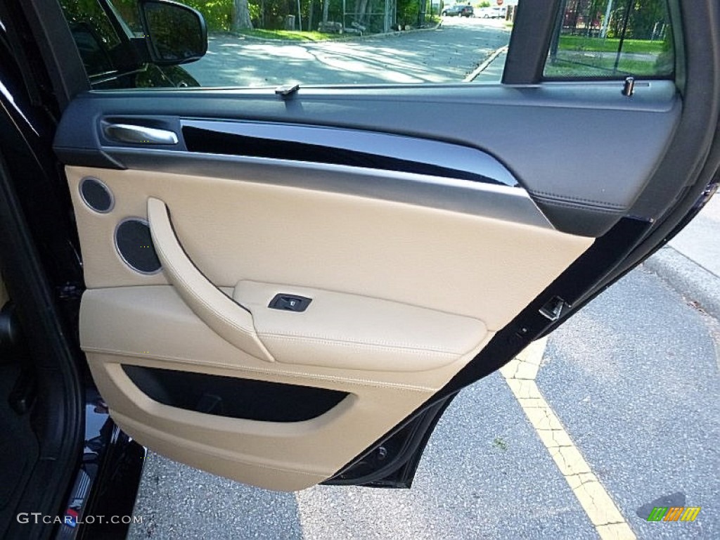 2012 X6 M  - Carbon Black Metallic / Bamboo Beige photo #23