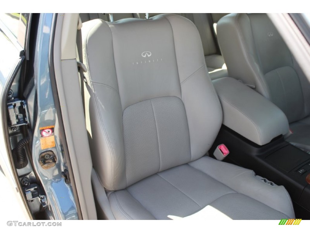 2005 G 35 Sedan - Lakeshore Slate Blue / Wheat photo #23