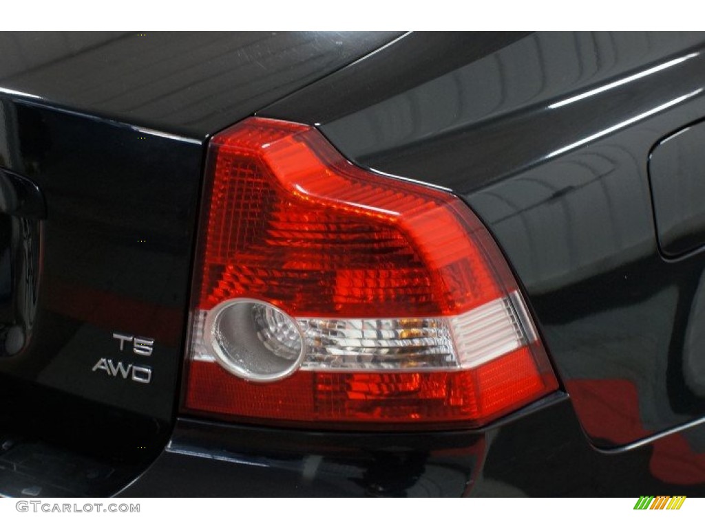 2007 S40 T5 - Black / Dark Beige/Quartz photo #58
