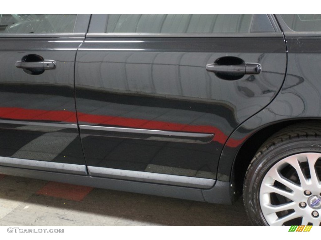 2007 S40 T5 - Black / Dark Beige/Quartz photo #67