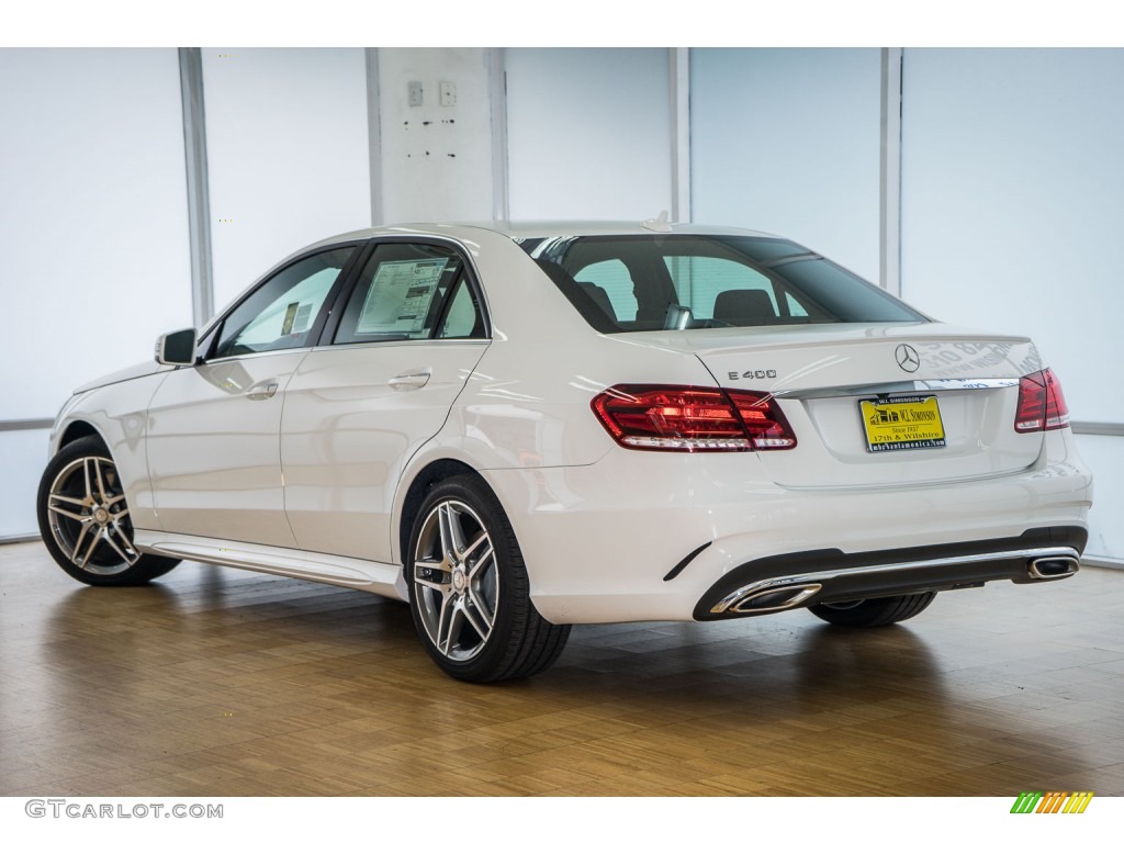 2016 E 400 Sedan - Polar White / Black photo #3