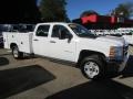 Summit White - Silverado 2500HD Work Truck Crew Cab 4x4 Photo No. 7