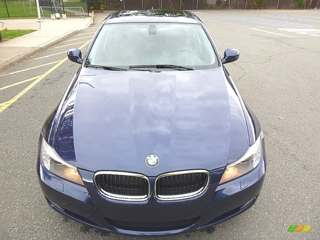 2011 3 Series 328i xDrive Sedan - Deep Sea Blue Metallic / Saddle Brown Dakota Leather photo #9