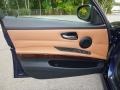 Saddle Brown Dakota Leather Door Panel Photo for 2011 BMW 3 Series #108015902