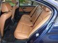Saddle Brown Dakota Leather Rear Seat Photo for 2011 BMW 3 Series #108016103