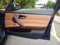 Saddle Brown Dakota Leather Door Panel Photo for 2011 BMW 3 Series #108016133