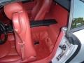 2003 Mercedes-Benz SL Berry Red Interior Rear Seat Photo