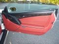 2003 Mercedes-Benz SL Berry Red Interior Door Panel Photo