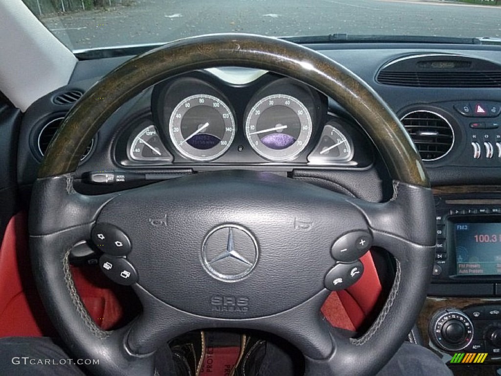 2003 Mercedes-Benz SL 500 Roadster Steering Wheel Photos