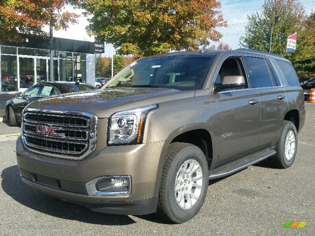 2016 Yukon SLE 4WD - Bronze Alloy Metallic / Cocoa/Dune photo #1