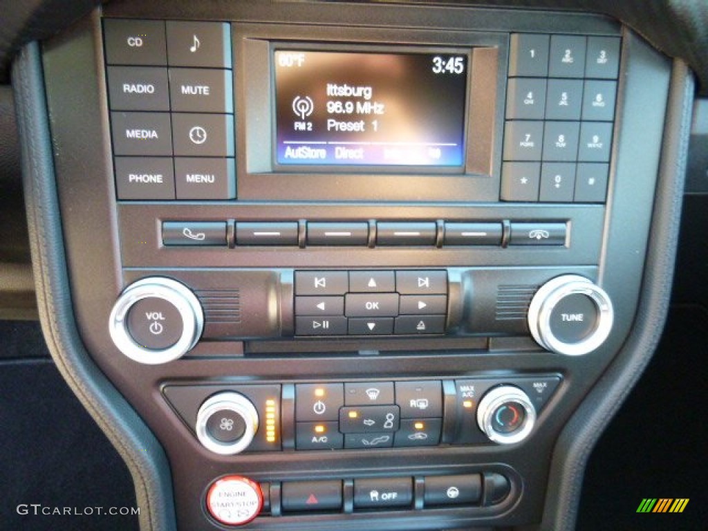 2016 Ford Mustang V6 Coupe Controls Photo #108022823