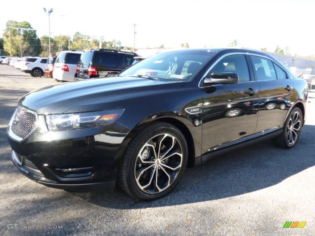 2015 Taurus SHO AWD - Tuxedo Black Metallic / SHO Charcoal Black/Mayan Gray photo #4