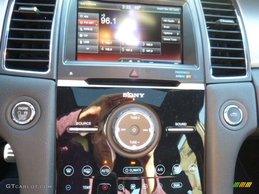 2015 Taurus SHO AWD - Tuxedo Black Metallic / SHO Charcoal Black/Mayan Gray photo #15