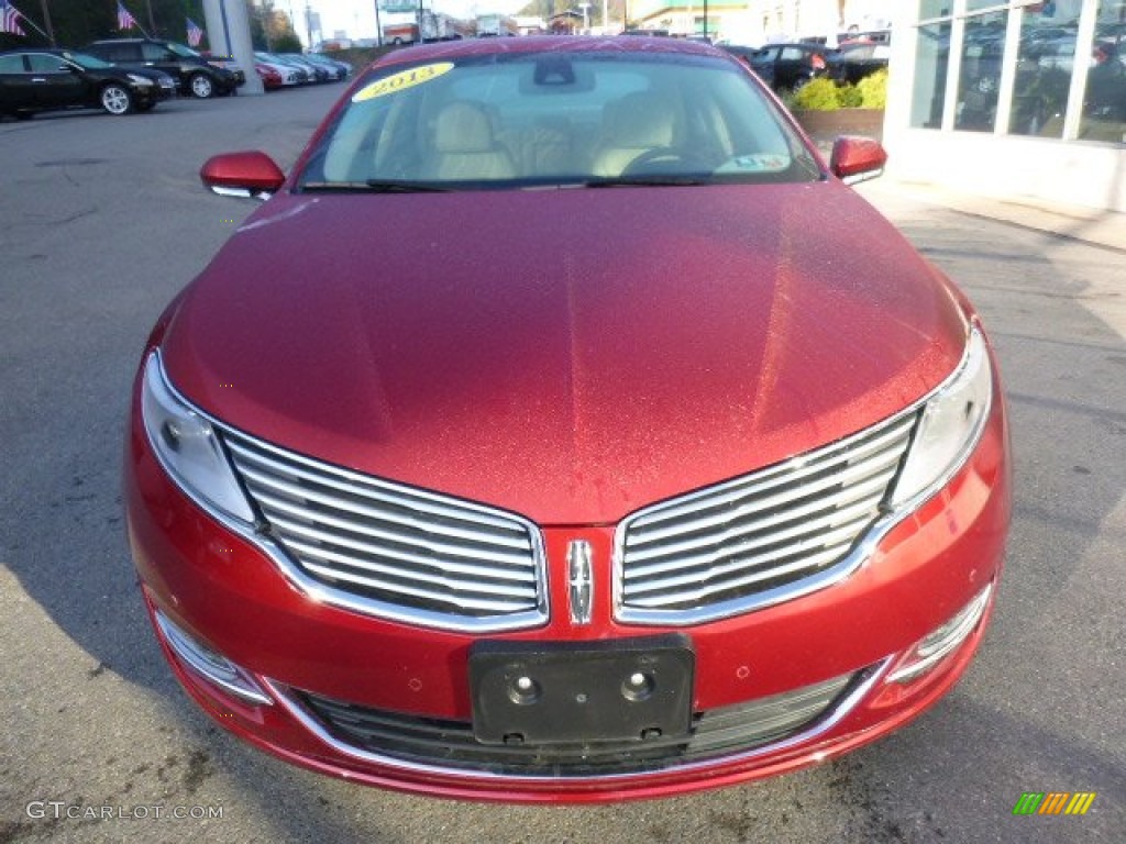 2013 MKZ 3.7L V6 FWD - Ruby Red / Light Dune photo #3