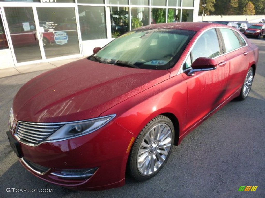 2013 MKZ 3.7L V6 FWD - Ruby Red / Light Dune photo #9