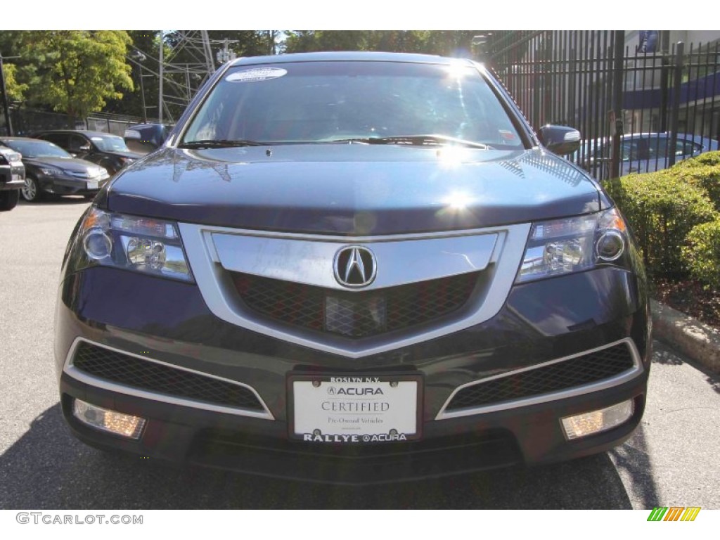 2012 MDX SH-AWD Advance - Bali Blue Pearl / Taupe photo #2