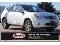2013 Pearl White Nissan Rogue SV  photo #1