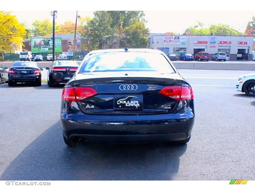 2011 A4 2.0T quattro Sedan - Deep Sea Blue Pearl / Cardamom Beige photo #6