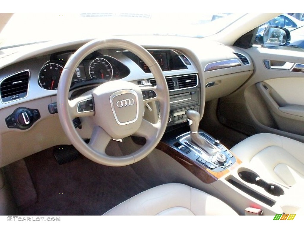 2011 A4 2.0T quattro Sedan - Deep Sea Blue Pearl / Cardamom Beige photo #17