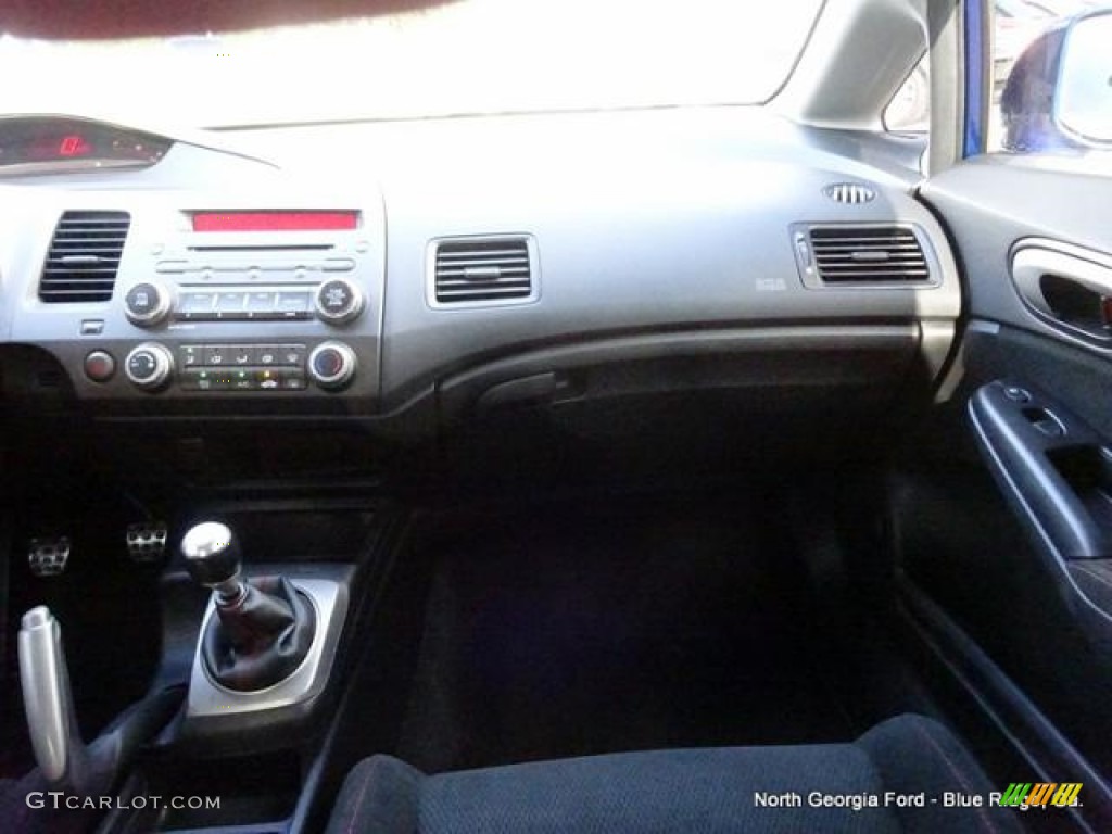 2008 Civic Si Sedan - Fiji Blue Pearl / Black photo #22