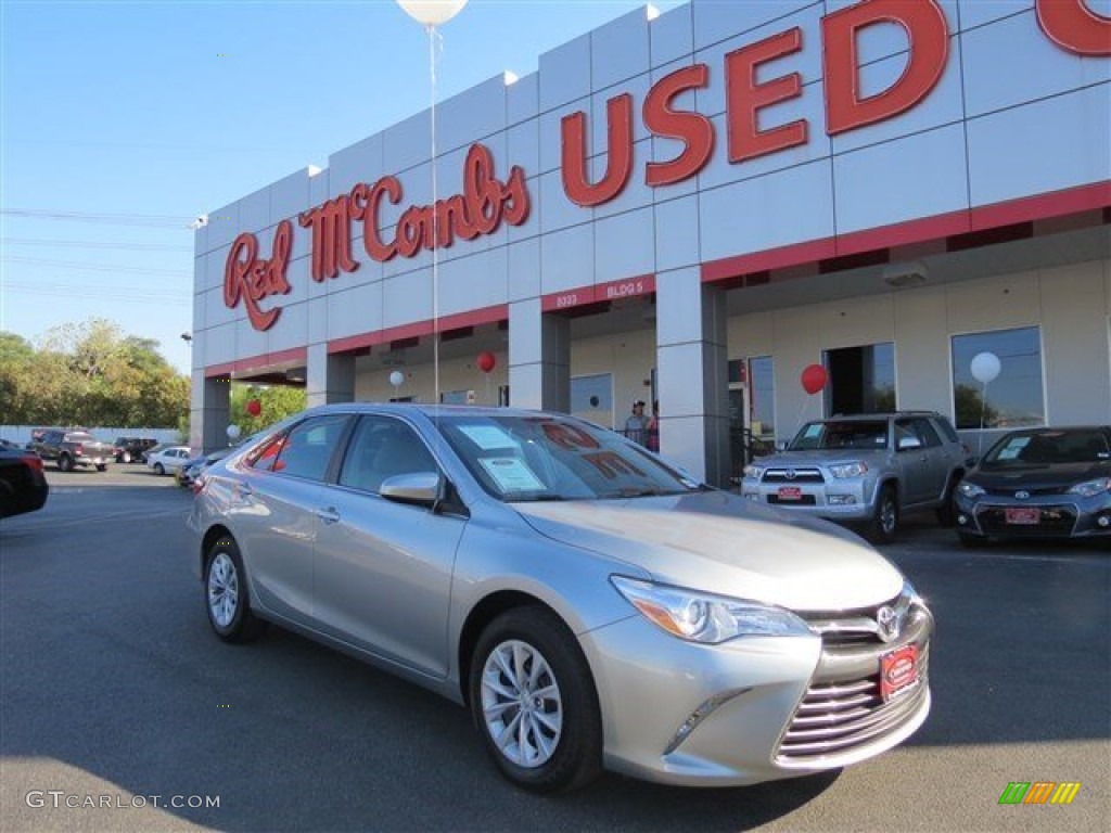 2015 Camry LE - Celestial Silver Metallic / Ash photo #2