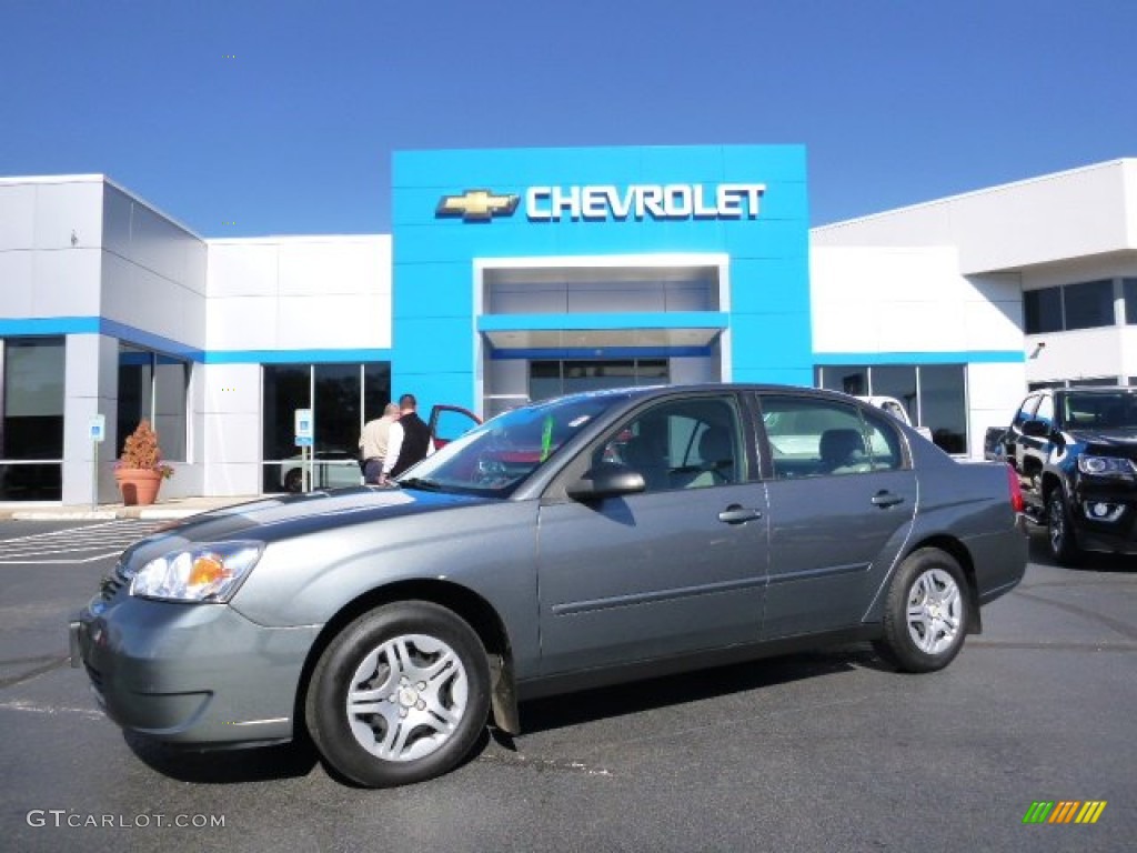 2006 Malibu LS Sedan - Medium Gray Metallic / Titanium Gray photo #1