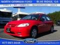 Rallye Red 2005 Honda Civic Value Package Sedan