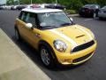 2008 Mellow Yellow Mini Cooper S Hardtop  photo #6