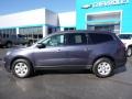 2013 Atlantis Blue Metallic Chevrolet Traverse LS  photo #2