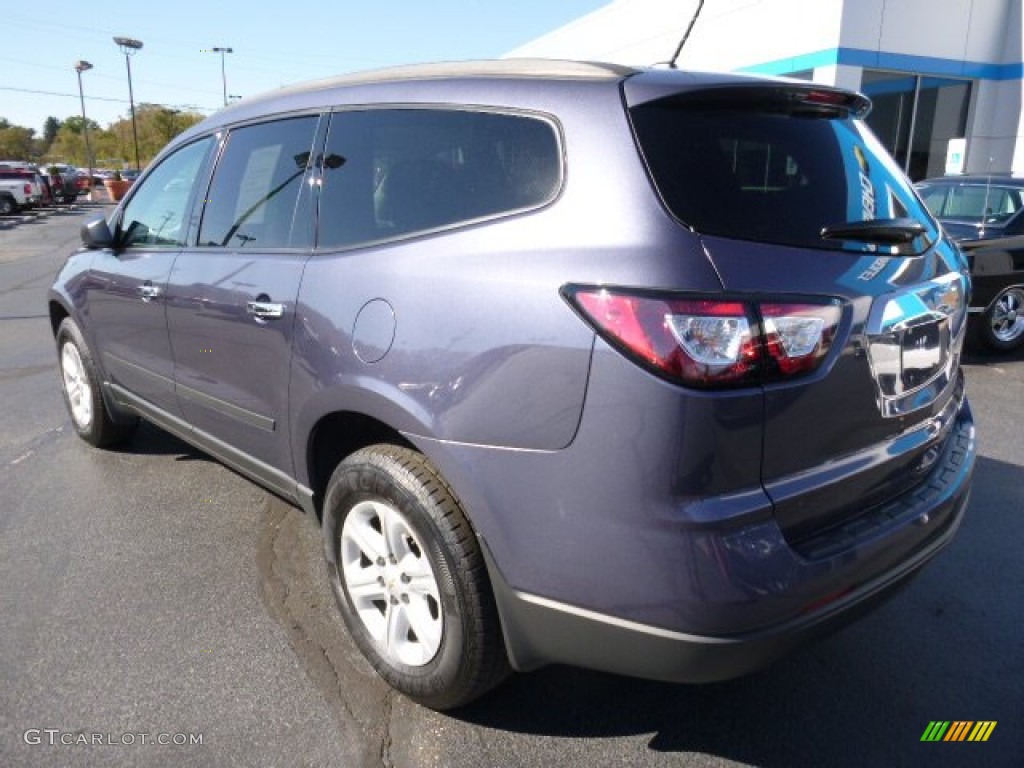 2013 Traverse LS - Atlantis Blue Metallic / Dark Titanium/Light Titanium photo #3