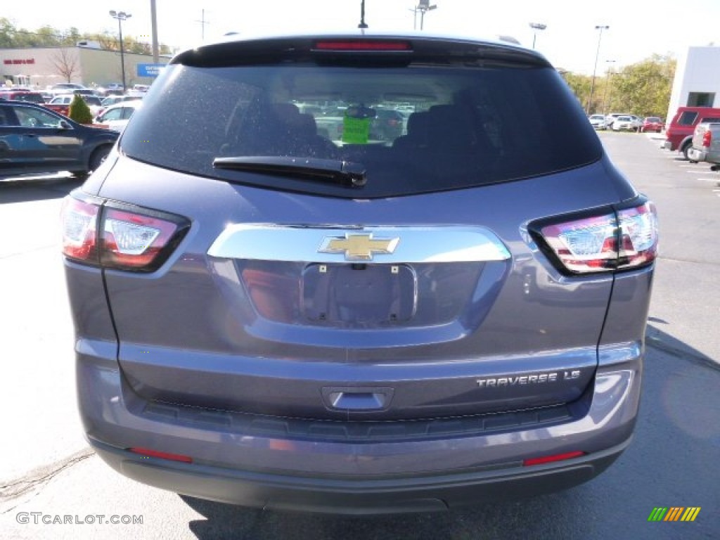 2013 Traverse LS - Atlantis Blue Metallic / Dark Titanium/Light Titanium photo #4