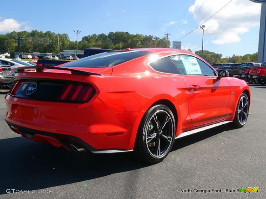 2016 Mustang GT/CS California Special Coupe - Competition Orange / California Special Ebony Black/Miko Suede photo #5