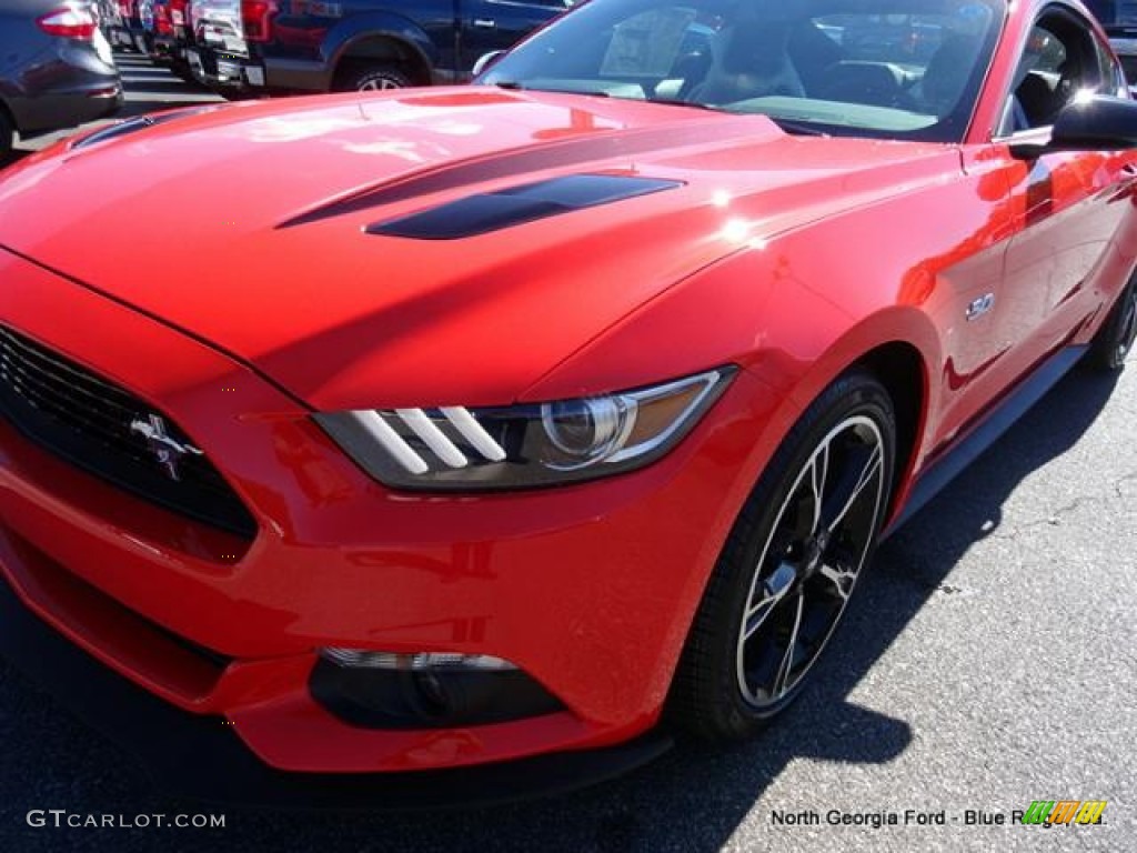 2016 Mustang GT/CS California Special Coupe - Competition Orange / California Special Ebony Black/Miko Suede photo #26