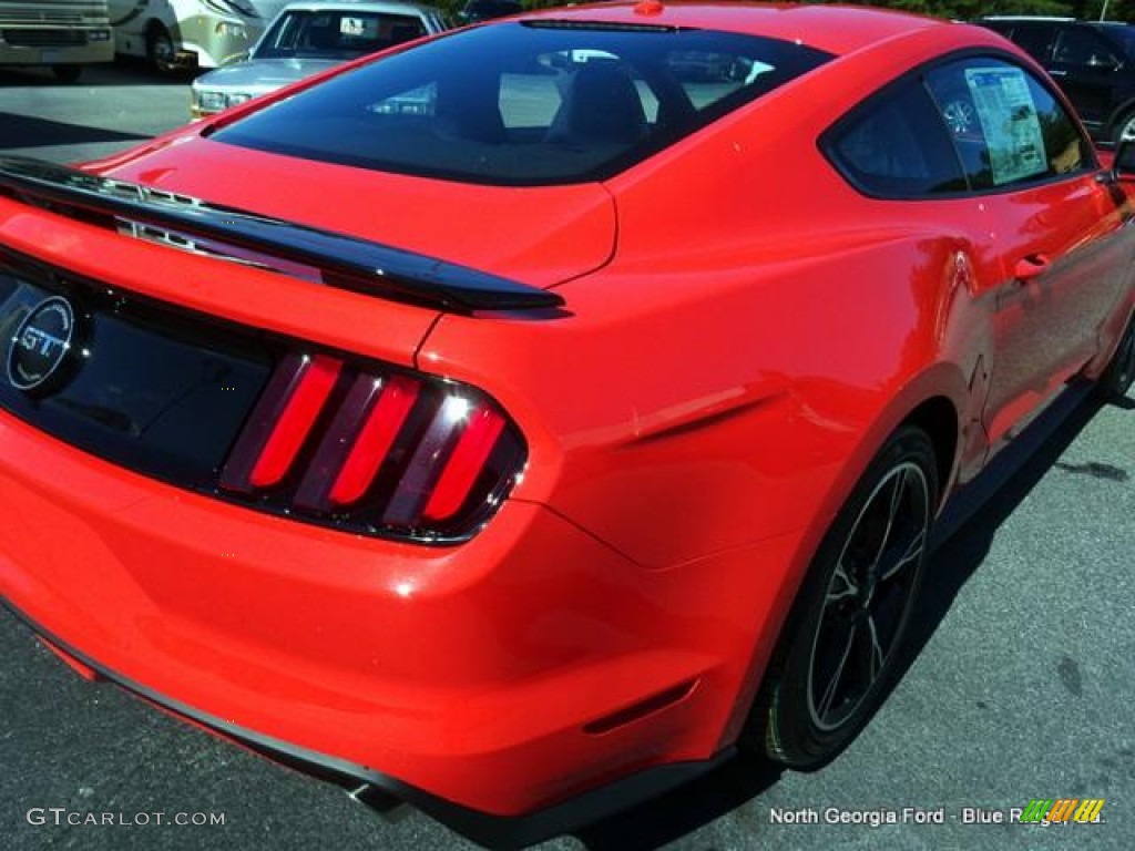 2016 Mustang GT/CS California Special Coupe - Competition Orange / California Special Ebony Black/Miko Suede photo #28