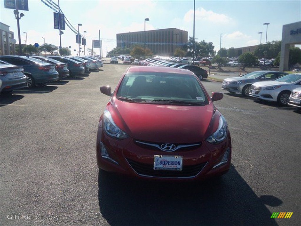 2016 Elantra SE - Red / Gray photo #4