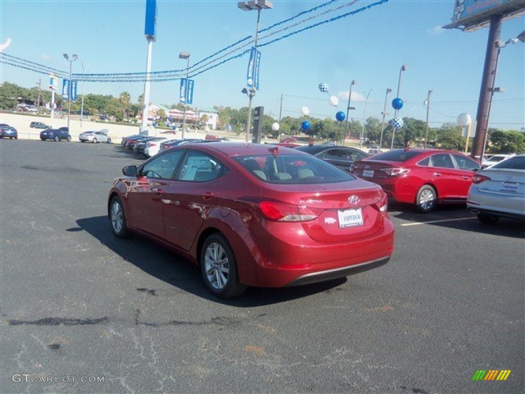 2016 Elantra SE - Red / Gray photo #8