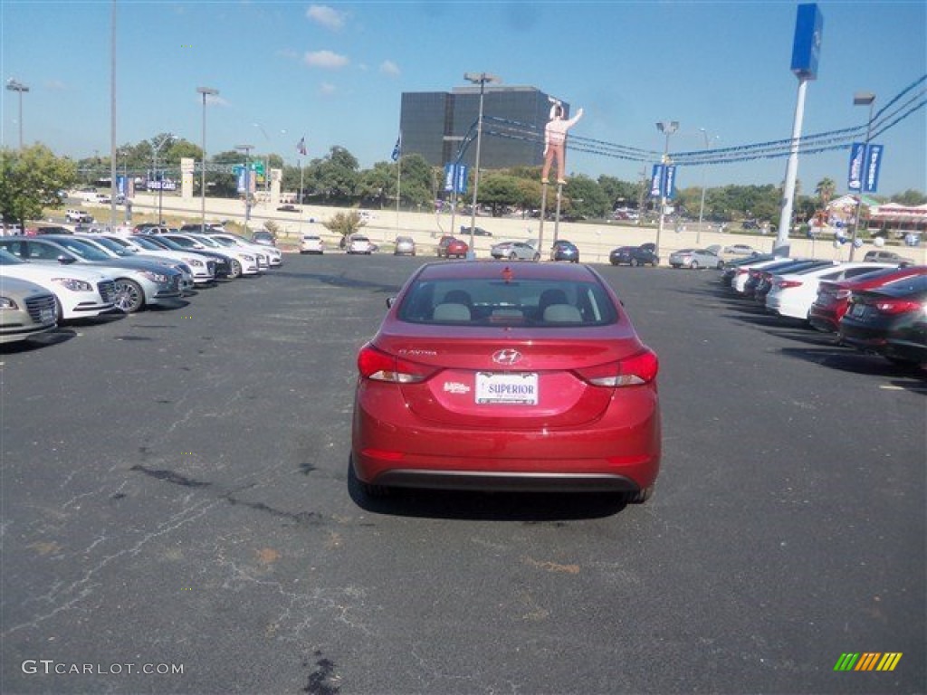 2016 Elantra SE - Red / Gray photo #9