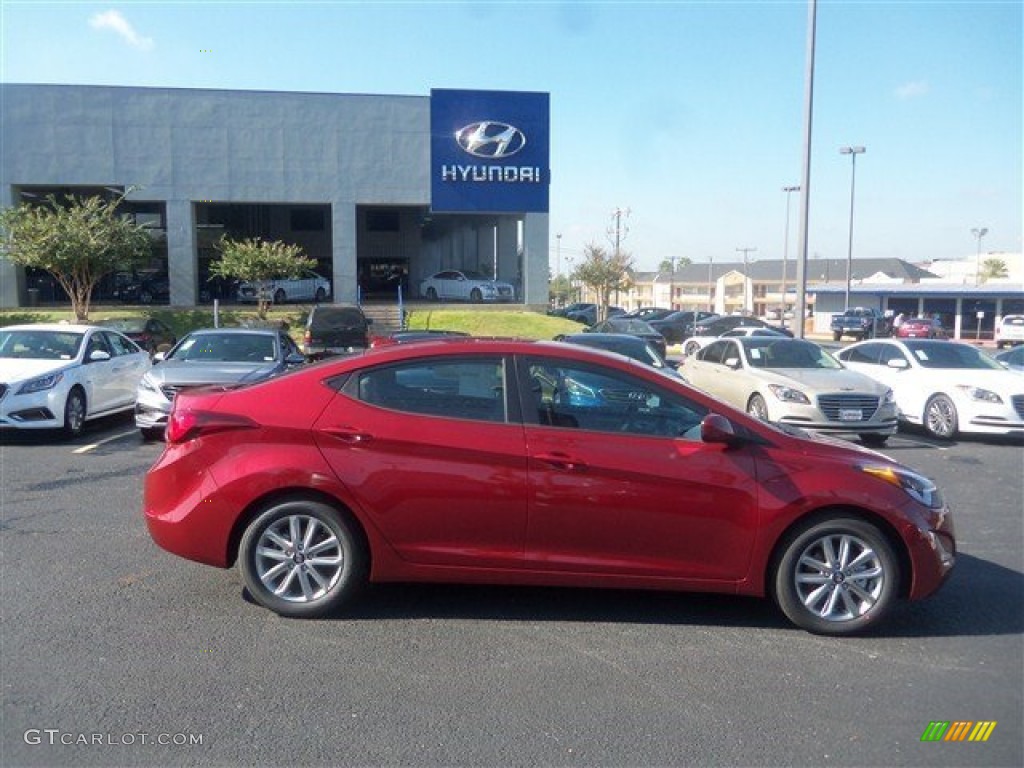 2016 Elantra SE - Red / Gray photo #11