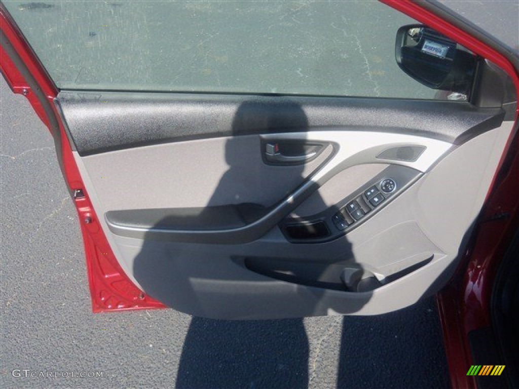2016 Elantra SE - Red / Gray photo #21