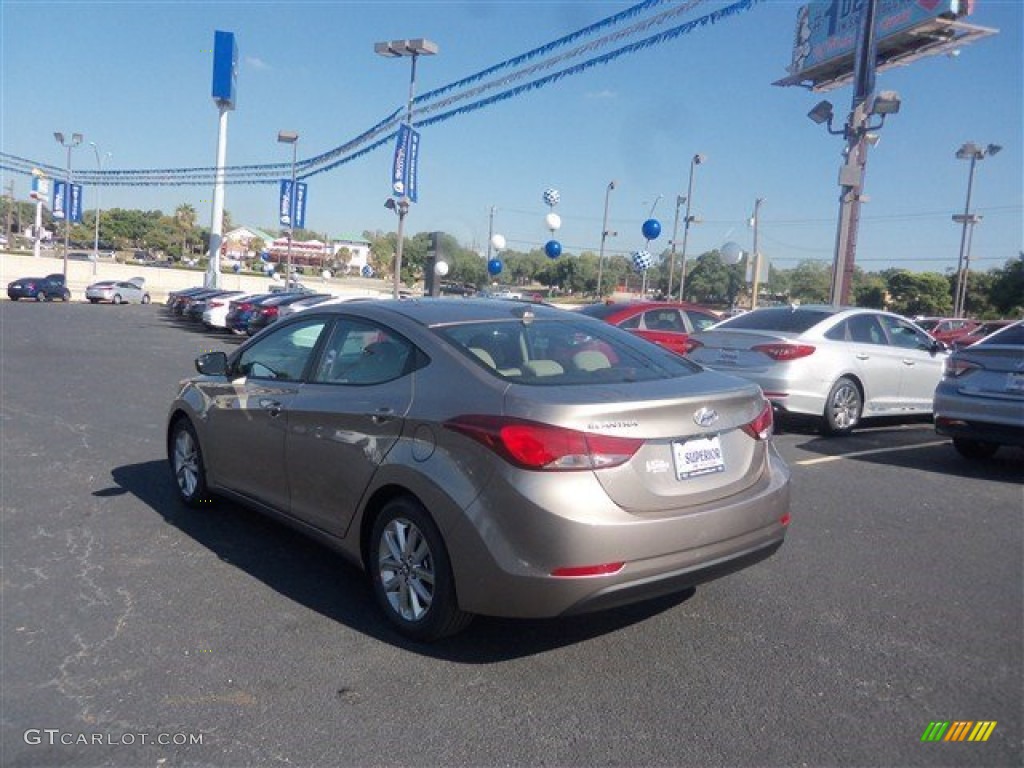 2016 Elantra SE - Desert Bronze / Beige photo #8
