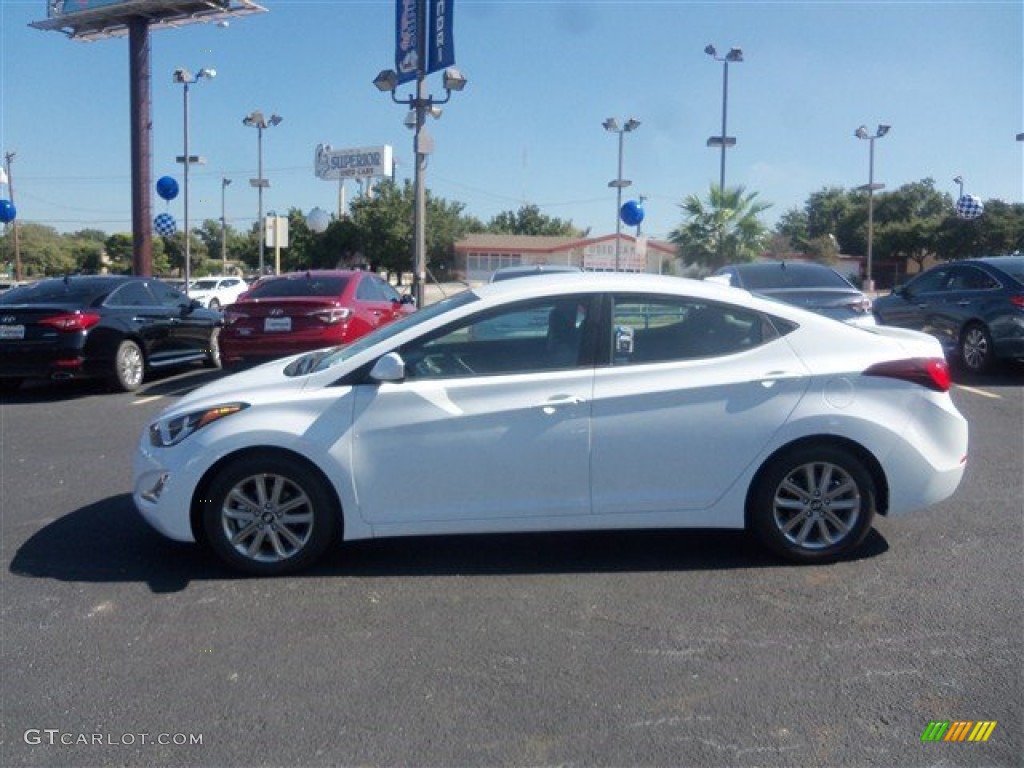 2016 Elantra SE - White / Gray photo #7