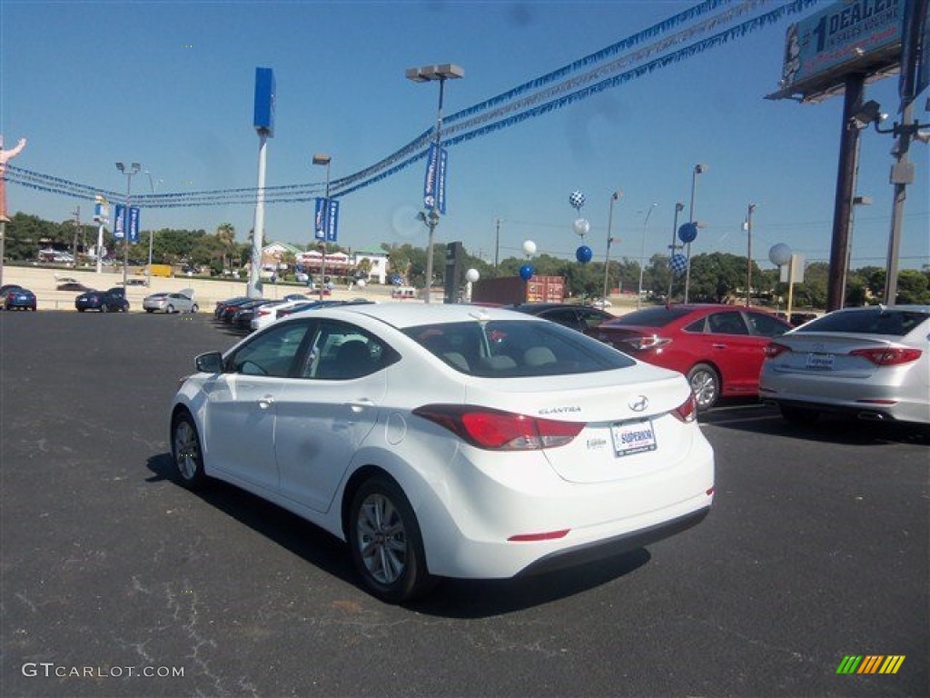 2016 Elantra SE - White / Gray photo #8