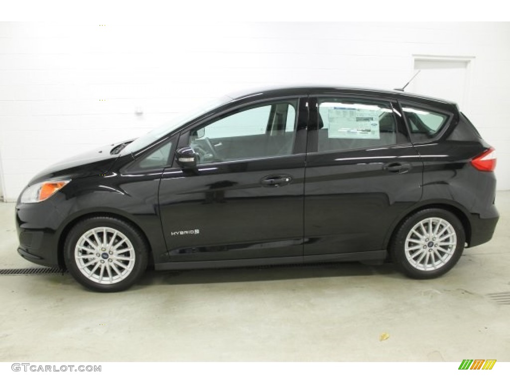 Tuxedo Black Metallic 2015 Ford C-Max Hybrid SE Exterior Photo #108037931