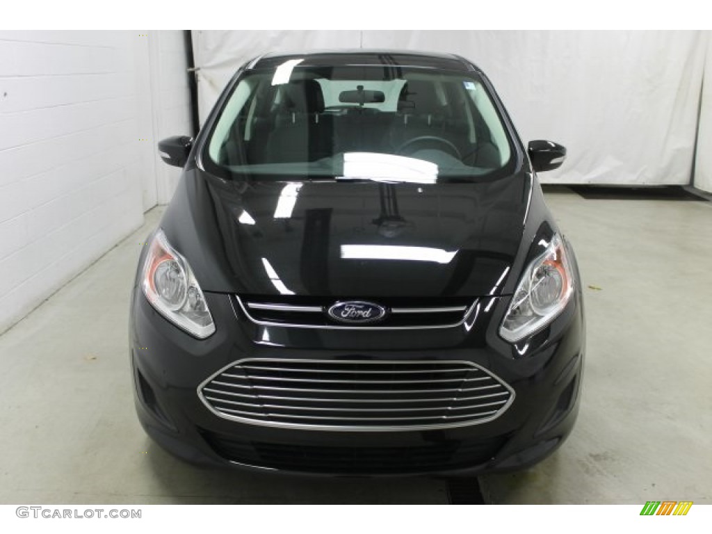 2015 C-Max Hybrid SE - Tuxedo Black Metallic / Charcoal Black photo #2