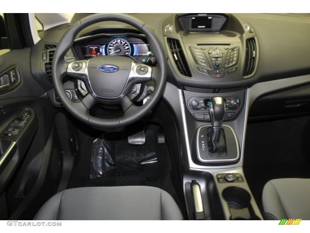 2015 Ford C-Max Hybrid SE Charcoal Black Dashboard Photo #108038075