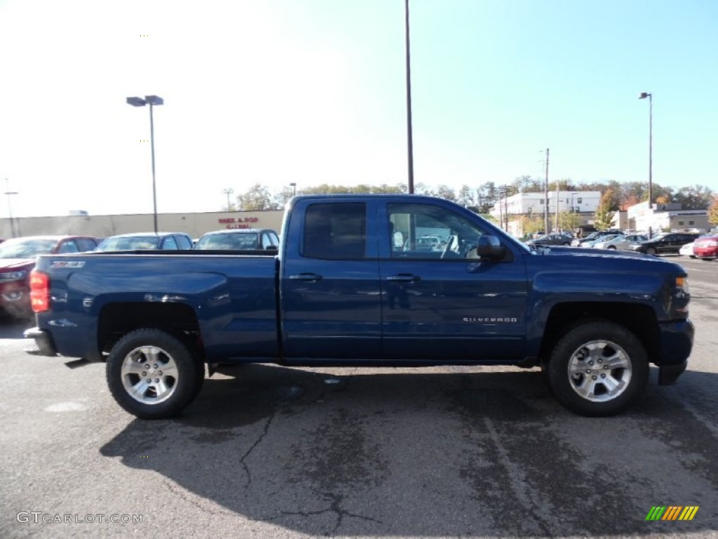 2016 Silverado 1500 LT Z71 Double Cab 4x4 - Deep Ocean Blue Metallic / Jet Black photo #4