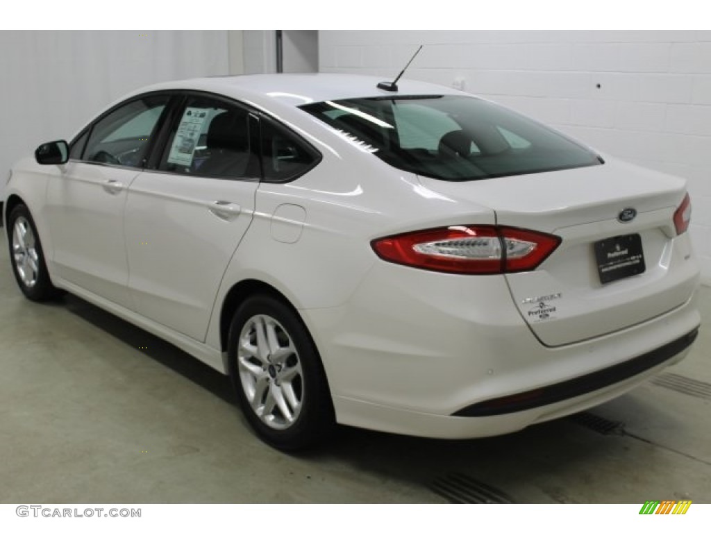 2013 Fusion SE - White Platinum Metallic Tri-coat / Charcoal Black photo #4