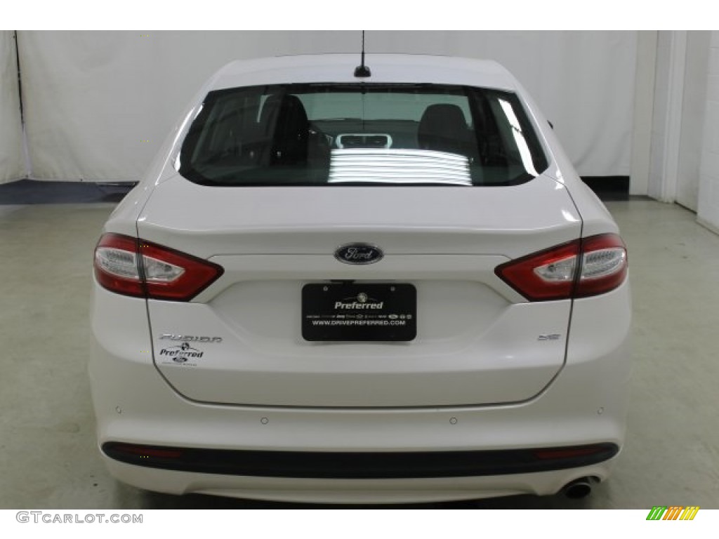 2013 Fusion SE - White Platinum Metallic Tri-coat / Charcoal Black photo #5