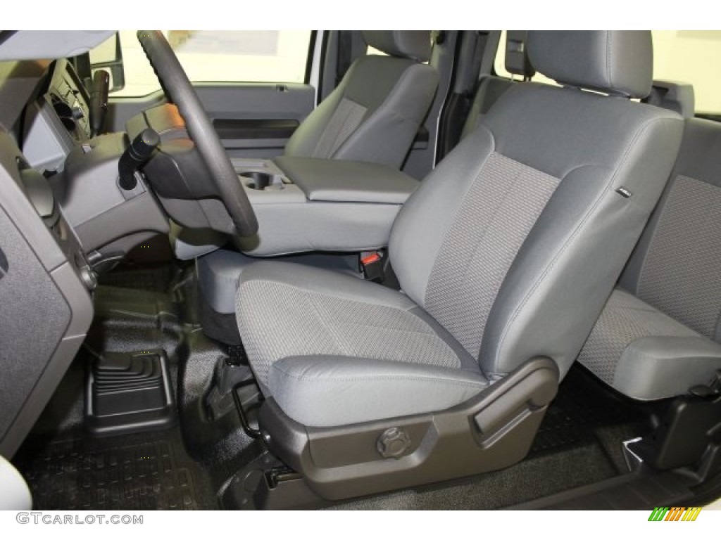 Steel Interior 2016 Ford F250 Super Duty XL Super Cab 4x4 Photo #108039356